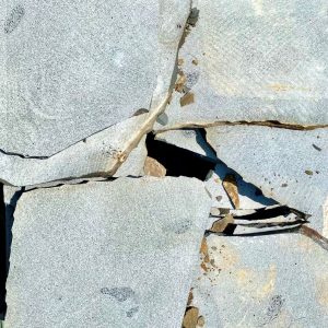 Đá Thớt Ong Xám 40x60x3cm - Đá Sân Vườn - Granite Marble - Hoàng Gia Stone